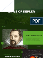 Laws of Keppler