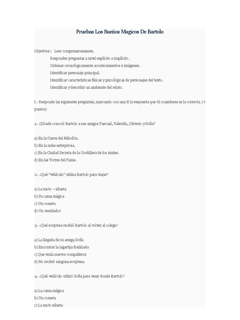 La Cama Magica De Bartolo Pdf Chilecomparte