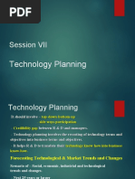 Session VII: Technology Planning