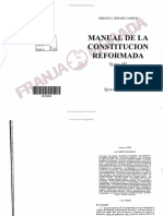Manual de La Constitucion Reformada. Bidart Campos T III