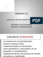 Unidad 5-6: Evaluación de Desempeño Ambiental Indicadores de Desempeño Ambiental .IRAM/ISO14031