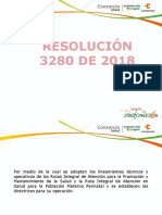 Resolución 3280 DE 2018