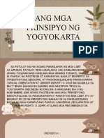 Ang Mga Prinsipyo NG Yogyokarta: Paguulat Ni: Dan Monica A. Santonia