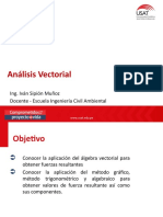 Análisis Vectorial: Ing. Iván Sipión Muñoz Docente - Escuela Ingeniería Civil Ambiental