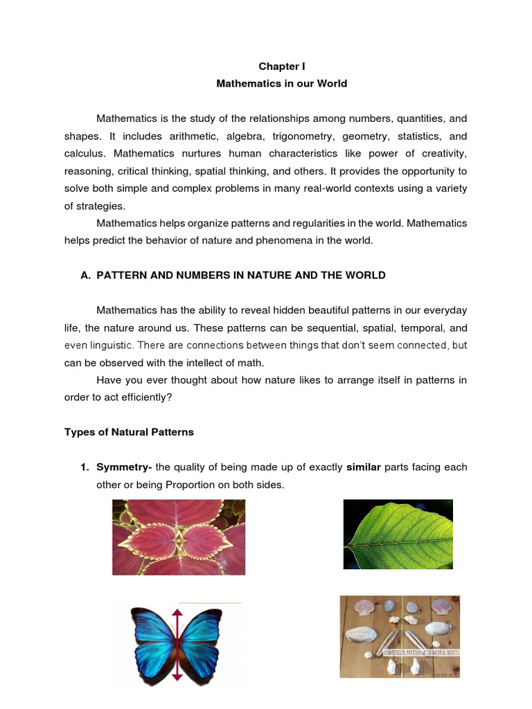 Mathematics in Our World | PDF | Social Science | Science & Mathematics
