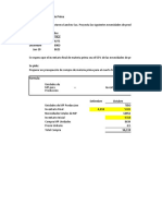 Sesión VIII - Casos Prácticos - Presupuesto de Materia Prima - Desarrollados