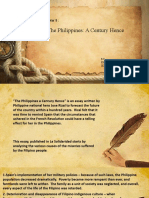 The Philippines: A Century Hence: BY: Froline Jane Reyes Jenny Rose Giron