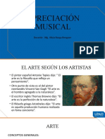 Apreciación Musical: Docente: Mg. Alicia Burga Benguer