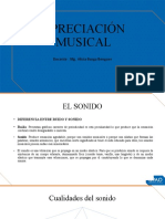 Apreciación Musical: Docente: Mg. Alicia Burga Benguer