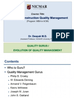 Quality Management Gurus