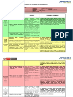 Planificador de Las Actividades de Aprendizaje de Aprendo en Casa Secundaria