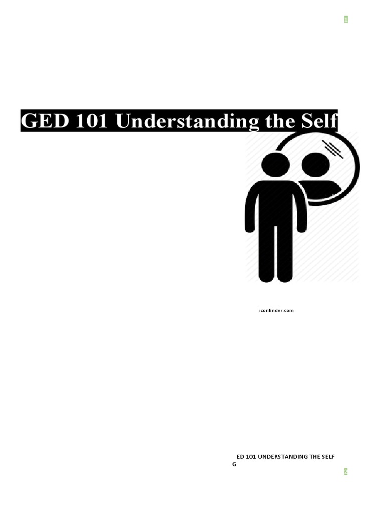 Ed 101 Understanding The Self G | PDF
