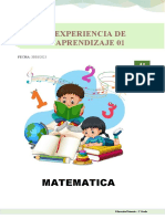 Matematica: Experiencia de Aprendizaje 01