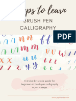 Brush Pen Calligraphy Playbook