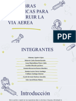 Maniobras Mecánicas para Desostruir La Via Aérea