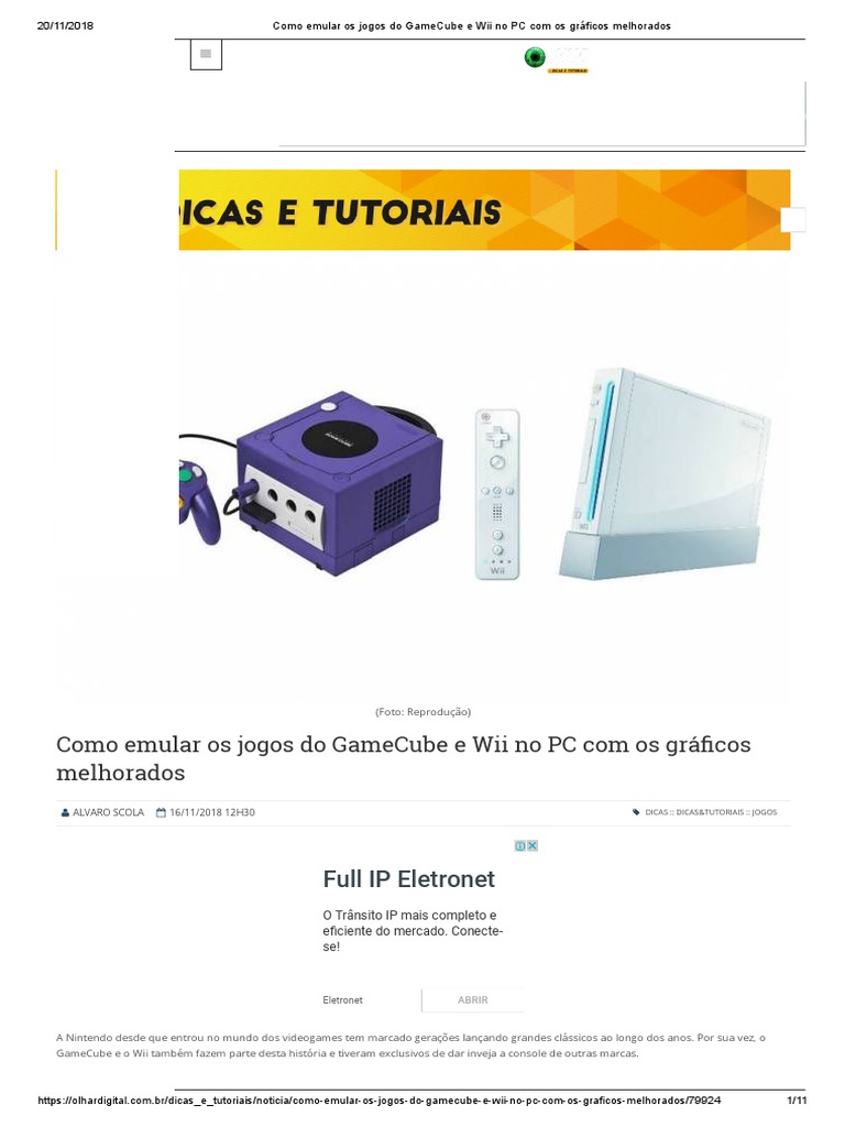 Como Emular Os Jogos Do GameCube e Wii No PC Com Os Gráficos Melhorados ...