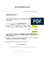 Carta de Compromiso