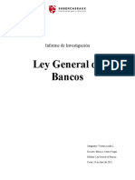 Informe Ley General de Bancos