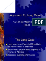 Approach To Long Case: Prof. Ar Altahan MD, FRCP Kkuh