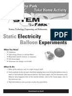 Static Electricity Balloon Experiments