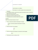 What Are The Rules For Writing A Formula of A Compound?