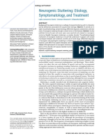 Neurogenic Stuttering