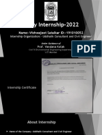 Industry Internship-2022 Vishwajeet