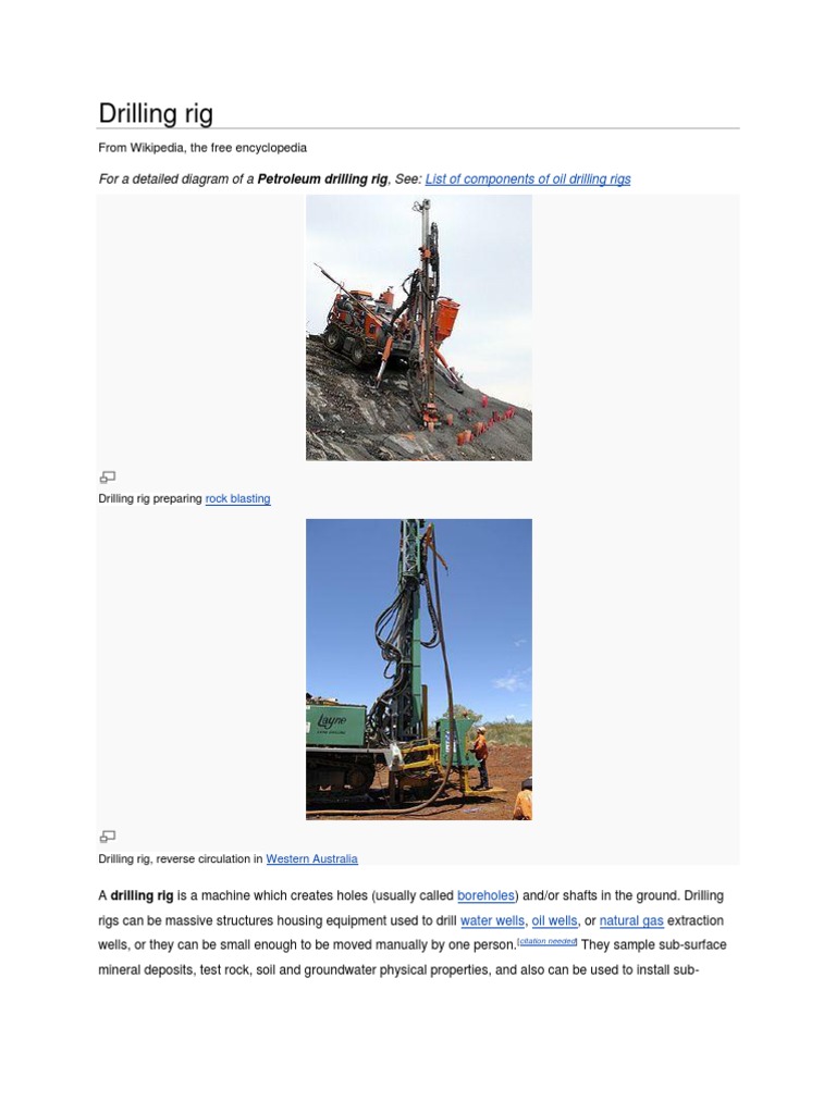 Drilling Rig | PDF | Technology & Engineering