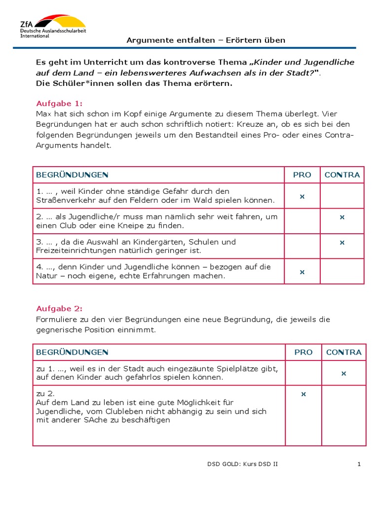 58 Erörtern-Üben | PDF