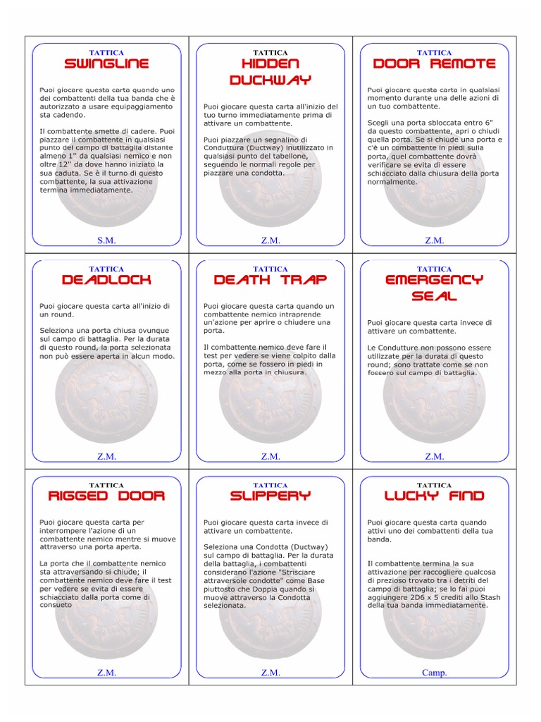Necromunda ITA Carte Tattiche | PDF