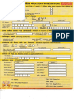 Jharkhand Income Certificate Form PDF