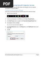 Exercise 2: Cleansing Data With Integration Services: Creating The DQS Connection Manager