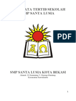 Buku Tata Tertib Sekolah SMP Santa Lusia