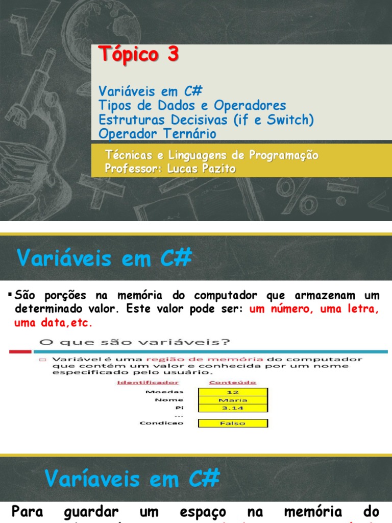 Guia de C# para Iniciantes | PDF | C Sharp (linguagem de programação ...