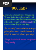 Tool Design