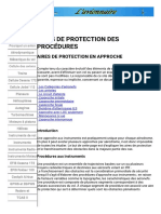 Aires de Protection Des Procédures