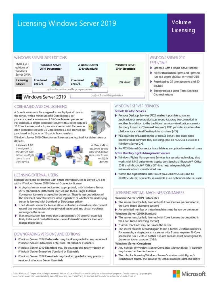 Windows Server 2019 v19.20 | PDF | Remote Desktop Services | Microsoft ...