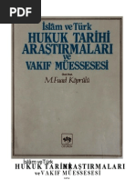 İslâm Vetürk Hukuk Tarihi-KÖPRÜLÜ