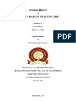 Seminar Report on Blockchain in Healthcare