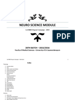 1st MBBS Neuroscience Module