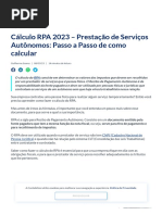 Modelo de RPA 2025 para Impressão | PDF