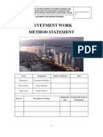 Method Statement of Revetment Works