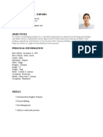 Resume-