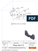 Pièce Axe X 2