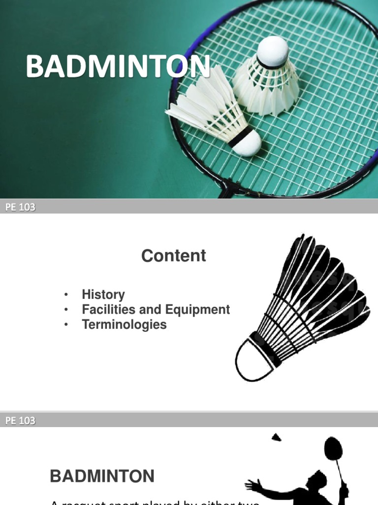 An Overview of the History, Facilities, Equipment, Court Layout