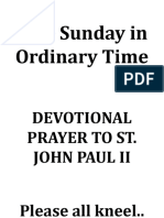 St. John Paul II Prayer Devotional