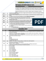 Gabarito Comentado - 1º Simulado Cfo - Pós Edital