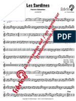 les sardines Sheet music for Woodwinds (other) (Solo)