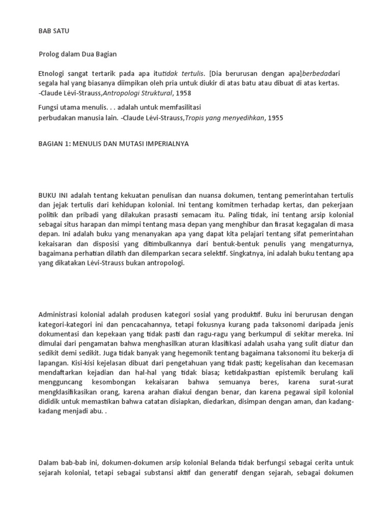 Ann Laura Stoler Along The Archival Grain, Chapter 1 and 2 PDF