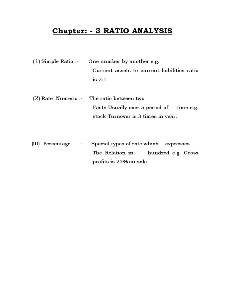 Comprehensive Ratio Analysis Guide | PDF | Dividend | Market Liquidity